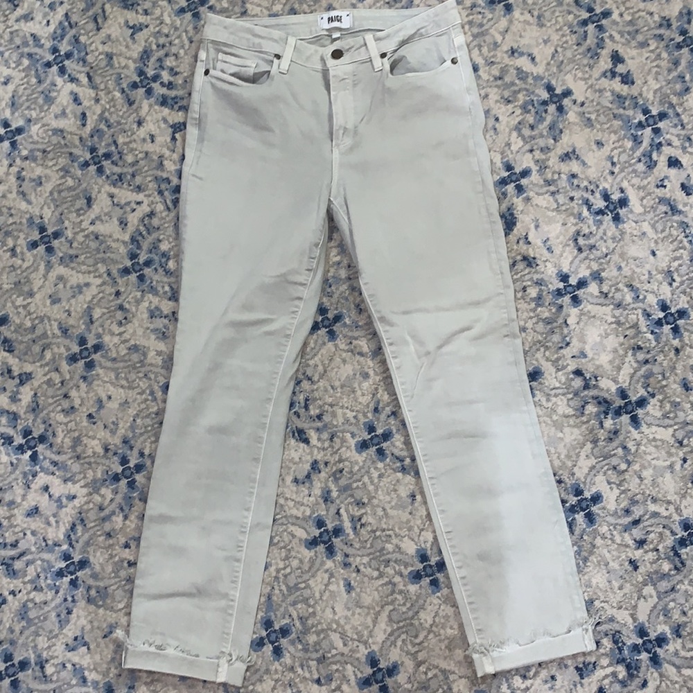 Paige Hoxton Ankle Peg pant. Sage